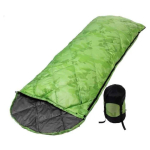 Спальный мешок пуховый Premier fishing зеленый 210х72см (t-5C) (PR-SB-210x72-G)