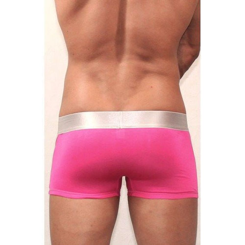 Мужские трусы боксеры Calvin Klein Boxer Steel Pink Grey