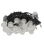 Электрогирлянда LED цветная с насадкой Шар прозрачный, длина насадки 2см, 28 ламп, 5м, 1 р.м.