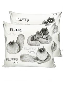 Наволочка комплект 2шт Сказка "Флиппи" 70х70 см, поплин