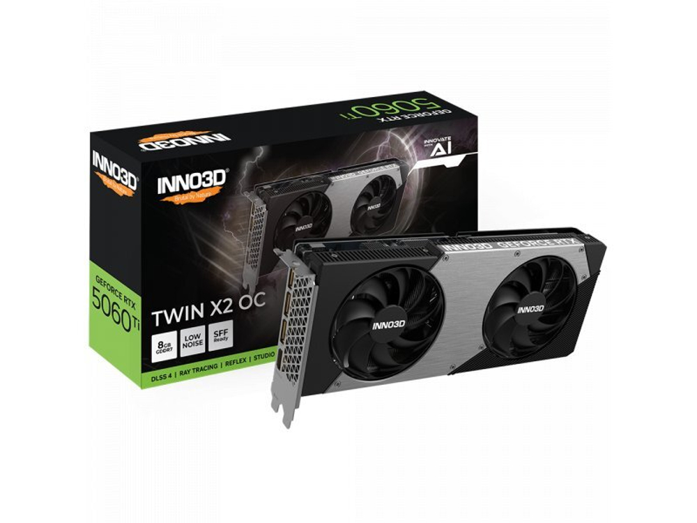 Видеокарта INNO3D Nvidia GeForce RTX 5060 Ti Twin [N506T2-08D7X-193075N]