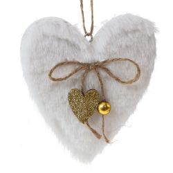 GAEM Изделие декоративное подвесное "Сердце/Ёлка/Звезда", L9 W1 H11 см, 3в.