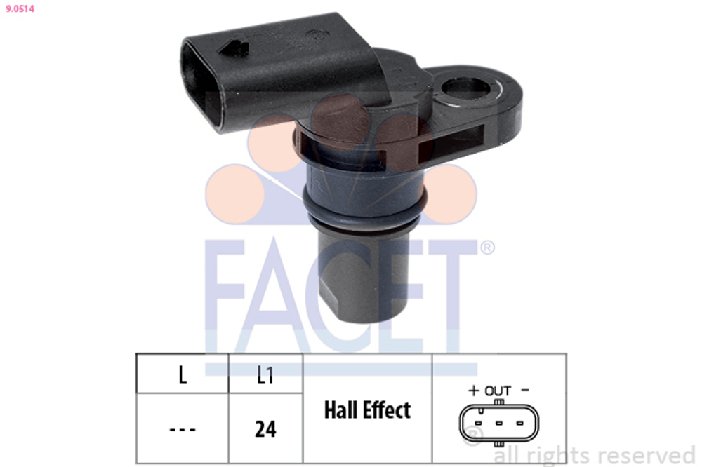 FACET - 90514-FAC - Sensor, camshaft position