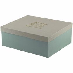 Lenardi 144-478 Фруктовница 30,5см БАБОЧКИ ментол на ножке в под.уп.(х4)Фарфор