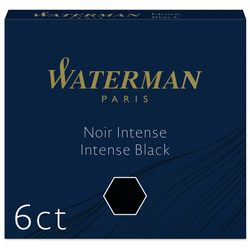 Waterman Чернила (картридж), черный, 6 шт в упаковке