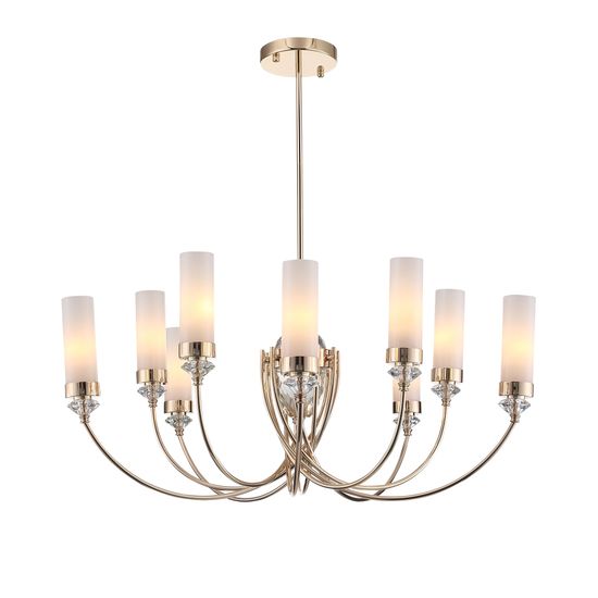 SL1402.253.10 Люстра подвесная ST-Luce Латунь/Прозрачный  E14*10 40W Elegra