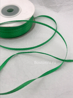 Лента атласная зеленая 3 мм