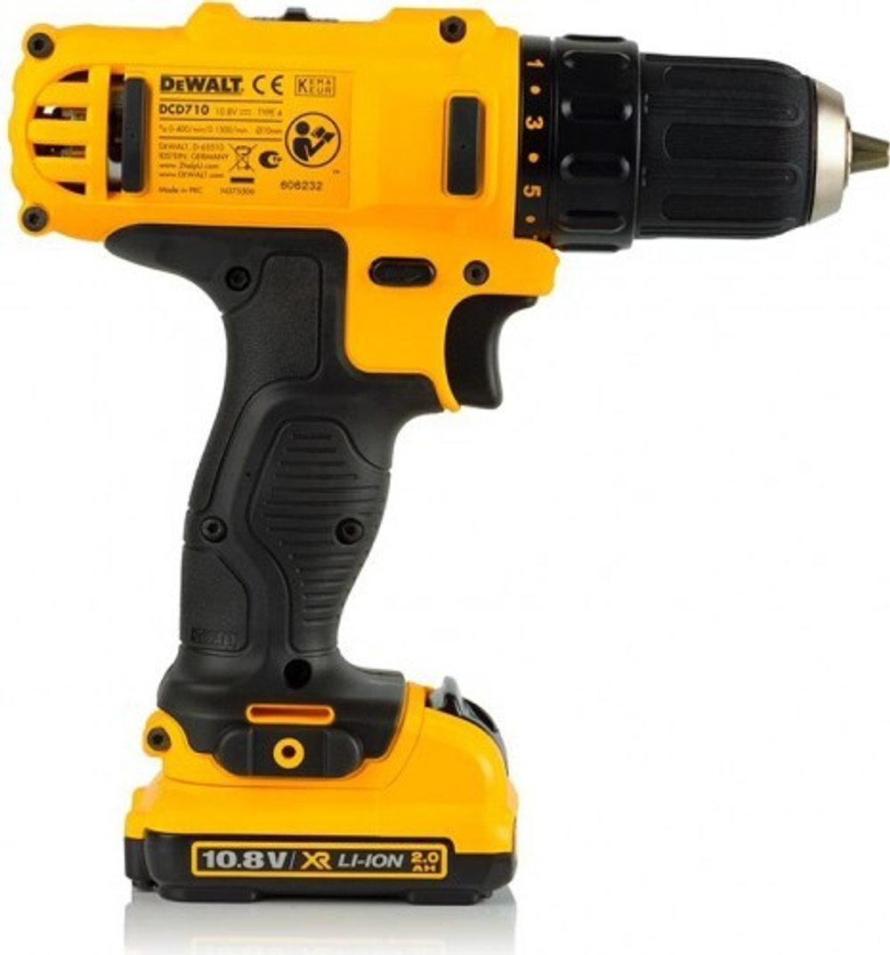 Аккумуляторная дрель-шуруповерт DeWALT DCD 710 D2 DCD710D2-QW