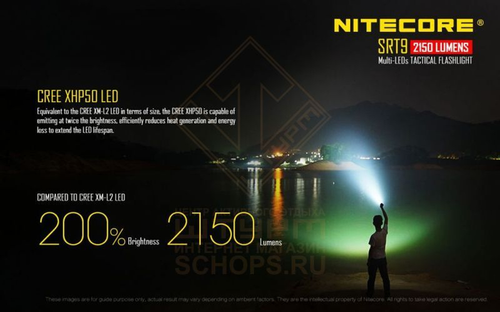 Фонарь Nitecore SRT9