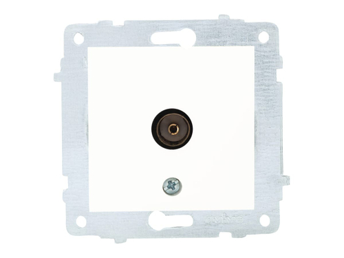 Розетка телевизионная TV оконечная OVIVO белая 600-000301-225