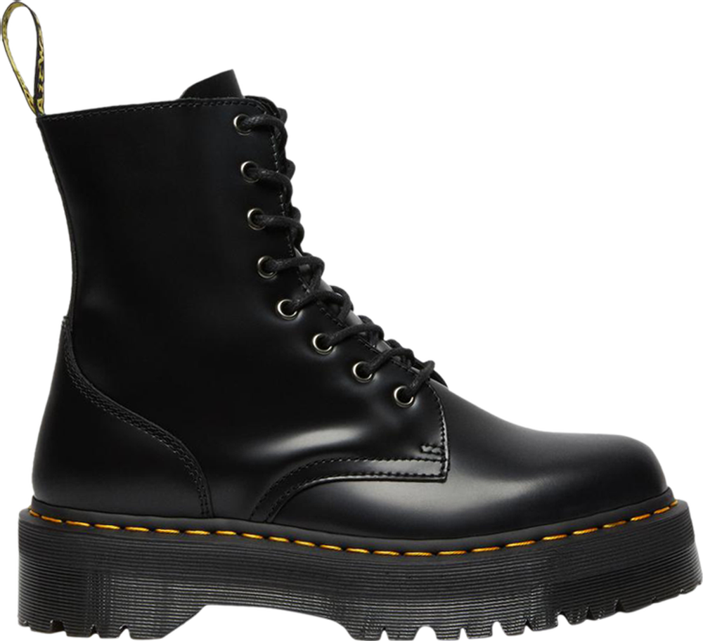 Dr.Martens Jadon Smooth Leather Platform Boot 'Black'