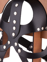 Кожаная маска-шлем Лектор (Цвет: черный)