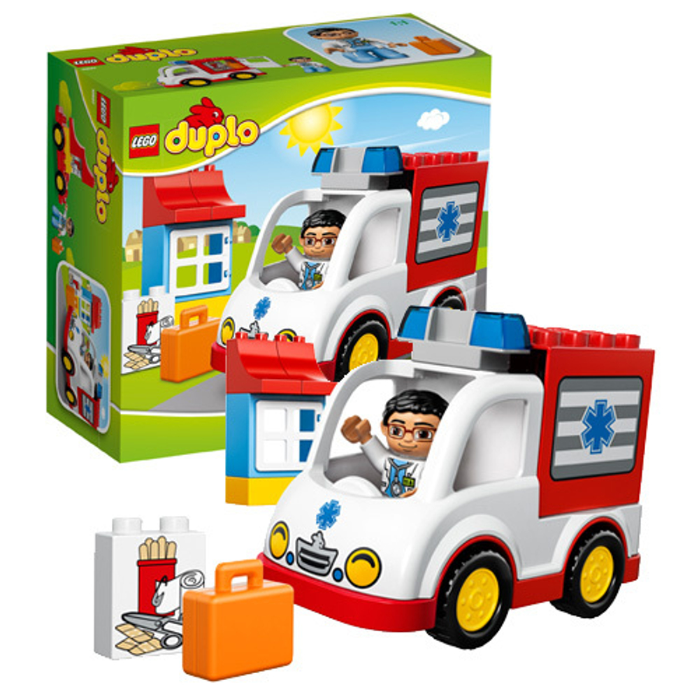 LEGO Duplo: Скорая Помощь 10527 — Ambulance — Лего Дупло