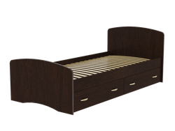 Кровать "Фант-6" 900х2000 (венге), ЛДСП, Фант-мебель, г. Волжск