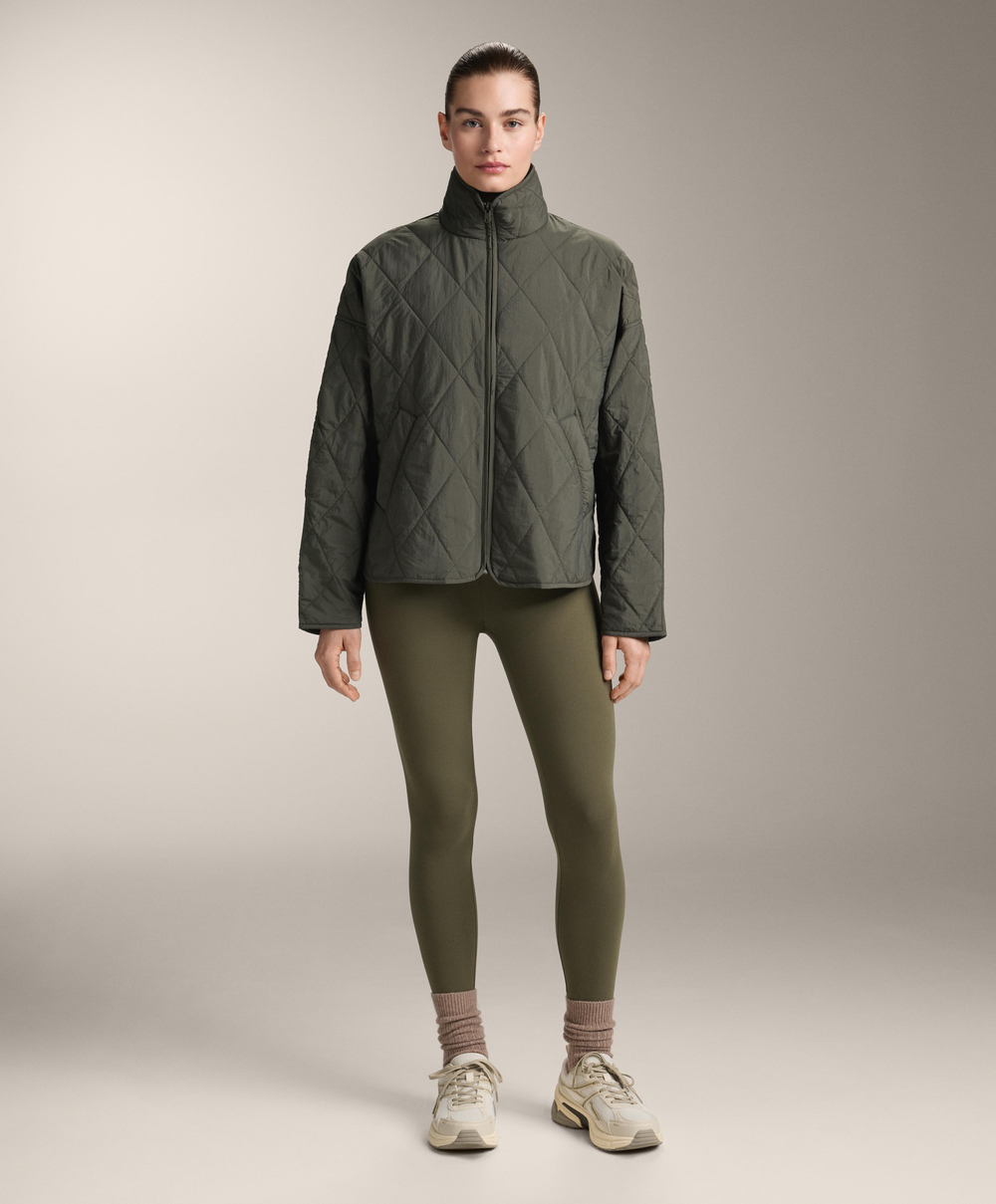 Oysho Утепленная водоотталкивающая куртка FELLEX® с AEROGEL, зеленый