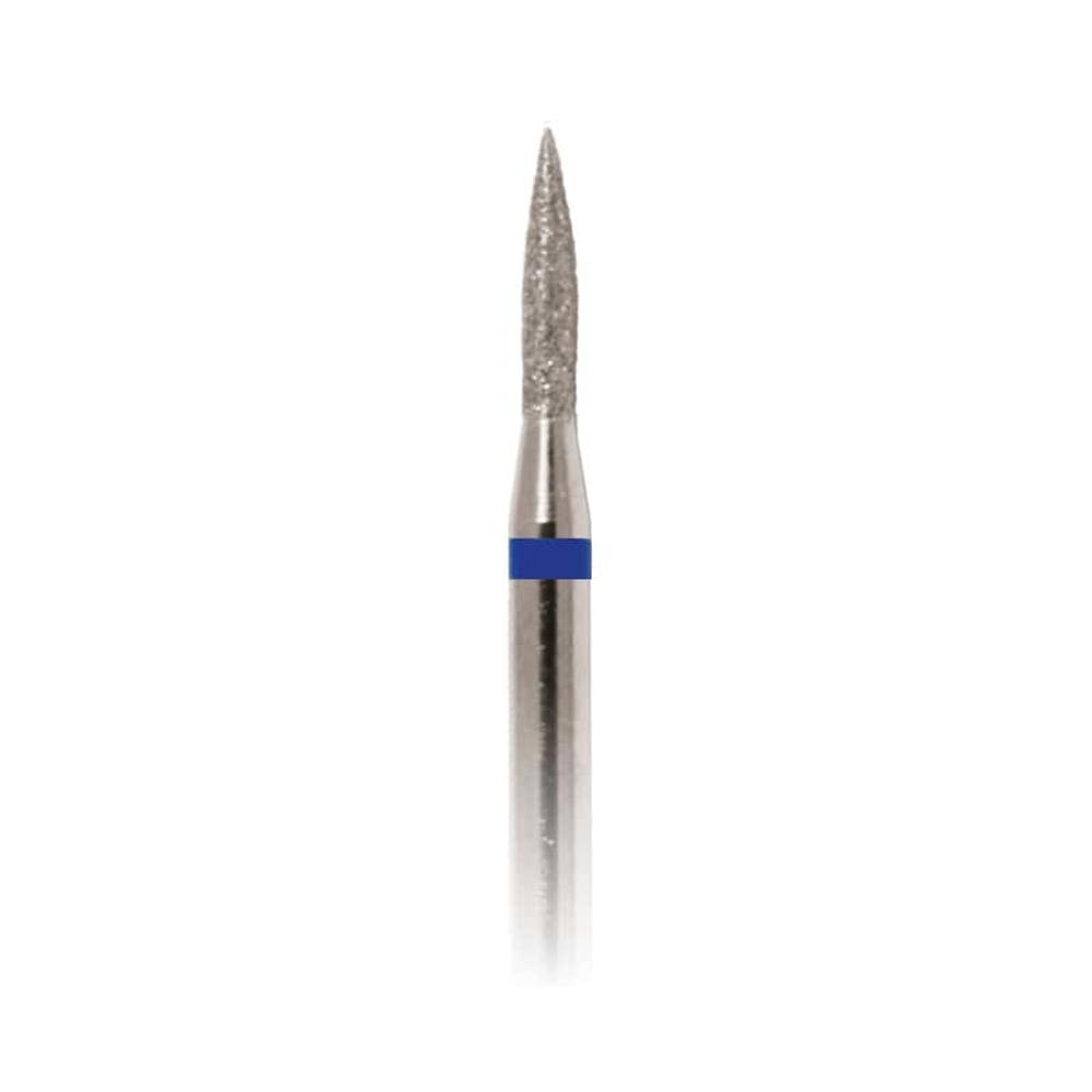 Фреза алмазная Цилиндр стрельчатый , 27 мм, синяя