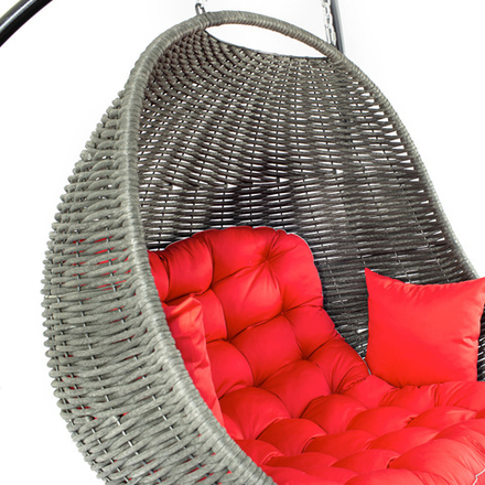 Кресло-кокон двойной подвесной