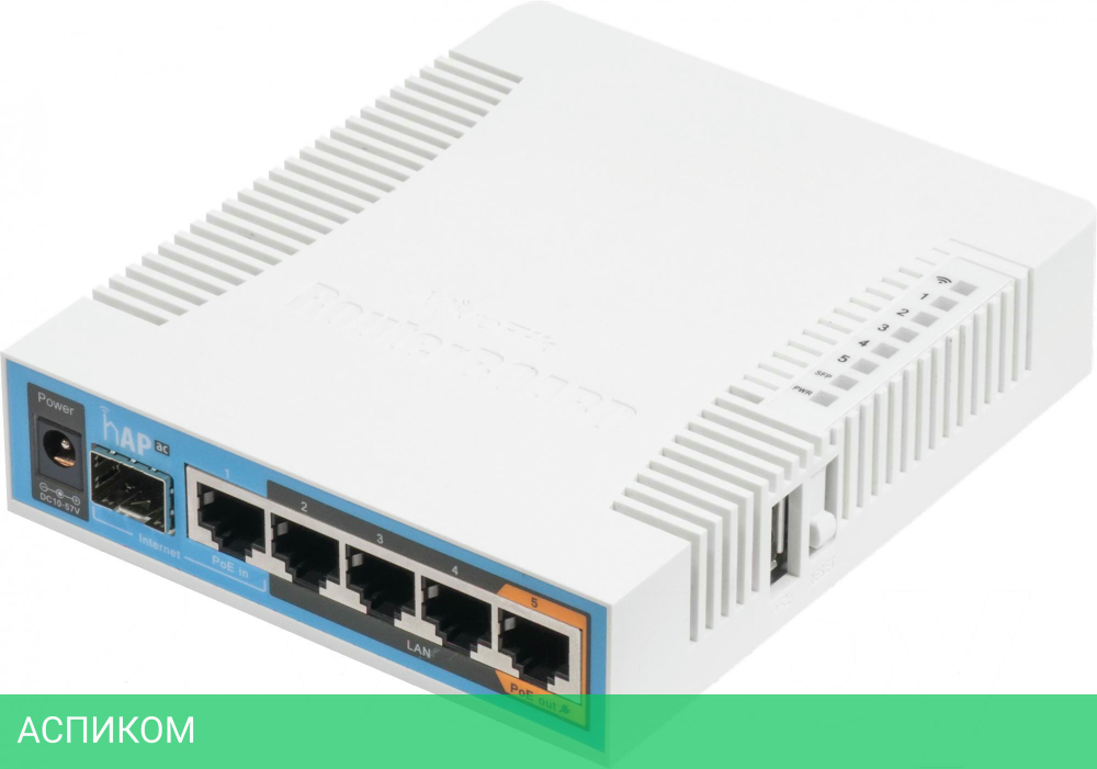 Маршрутизатор MikroTik RB962UiGS-5HacT2HnT
