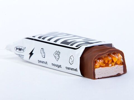 Батончик SNATCH глазированный с молочным шоколадом, с арахисом, карамелью и нугой пп/пл флоупак 0.04