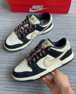 Кроссовки Nike Dunk Low Black Suede