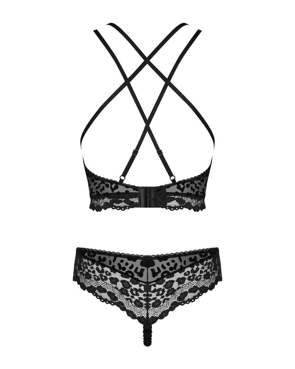 Эффектный комплект Giully с леопардовым принтом