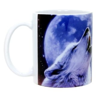 Кружка Волк воющий на луну (648)