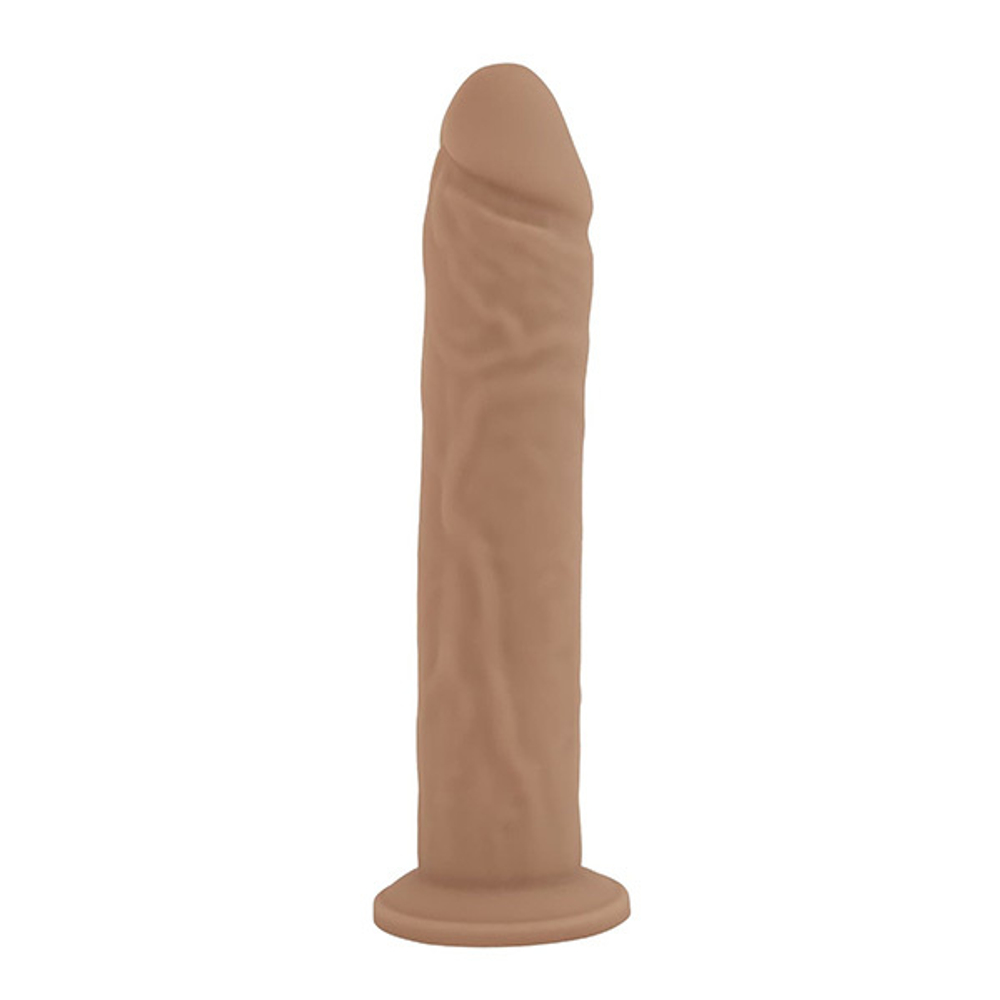 Телесный фаллоимитатор 22,8см на присоске (совместим с Apollo) SilexD Realistic Dildo 9" Liquid Silicone Model 2
