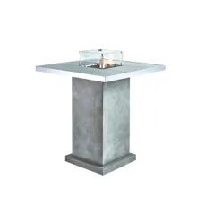 Стол-камин газовый Standing Table Grey, Сlifton