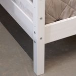 Кровать домик односпальная 90х200 Альков, белая