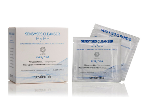 Sesderma SENSYSES CLEANSER Eyes | Салфетки для снятия макияжа с глаз, 14 шт