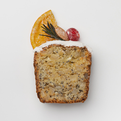 Кекс Рождественский маковый с цукатами лимона