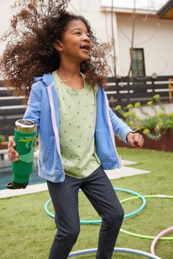 Детская термобутылка Klean Kanteen Insulated Kid Classic Flip Sport 12oz (355 мл) Dino Skate