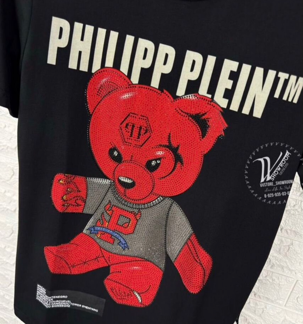 Футболка Philipp Plein Red Teddy P