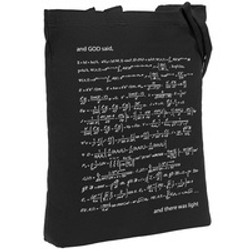 Холщовая сумка «Да будет свет», с люминесцентным принтом