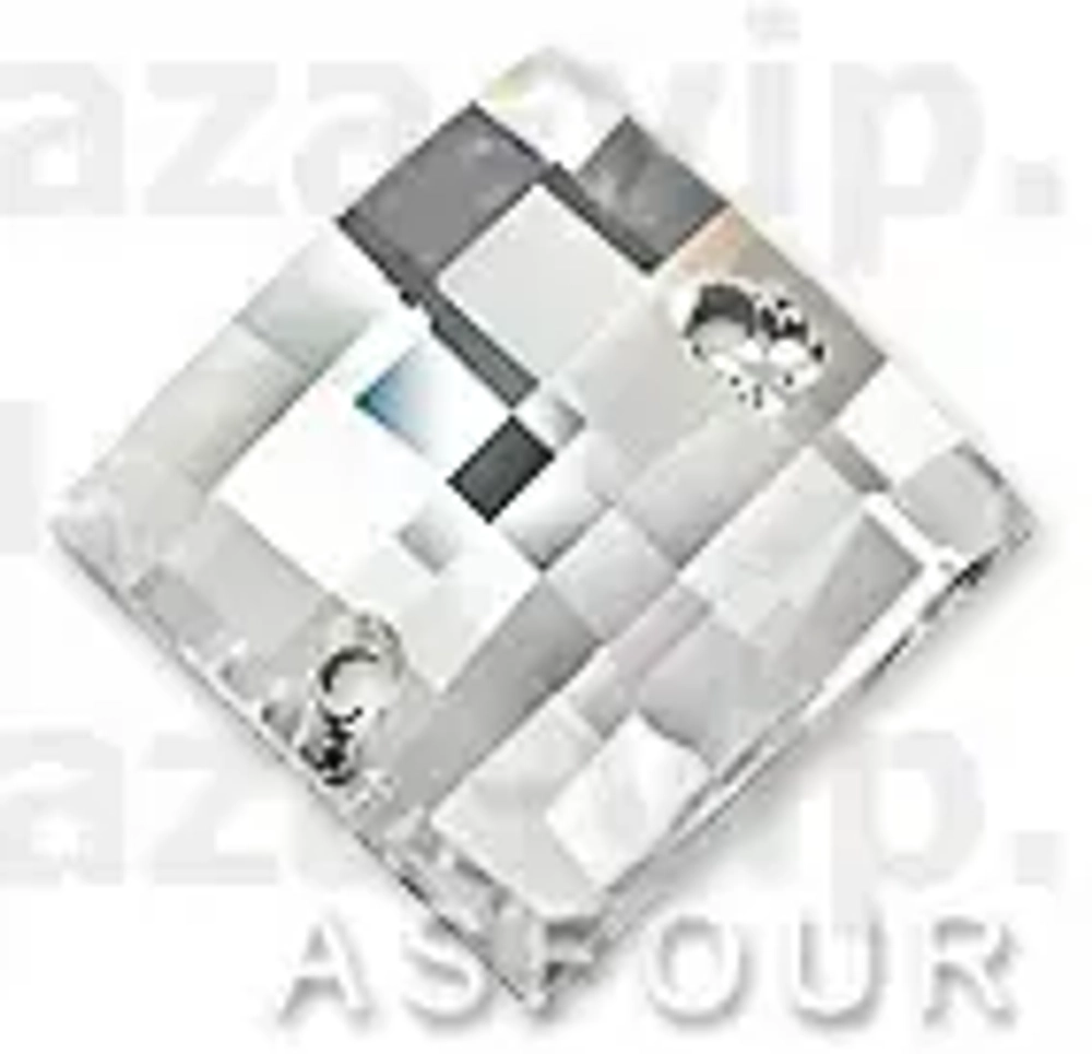 0AF-SCH101-14-01 ASFOUR 642 CHESSBOARD col.CRYSTAL 14мм =1шт.