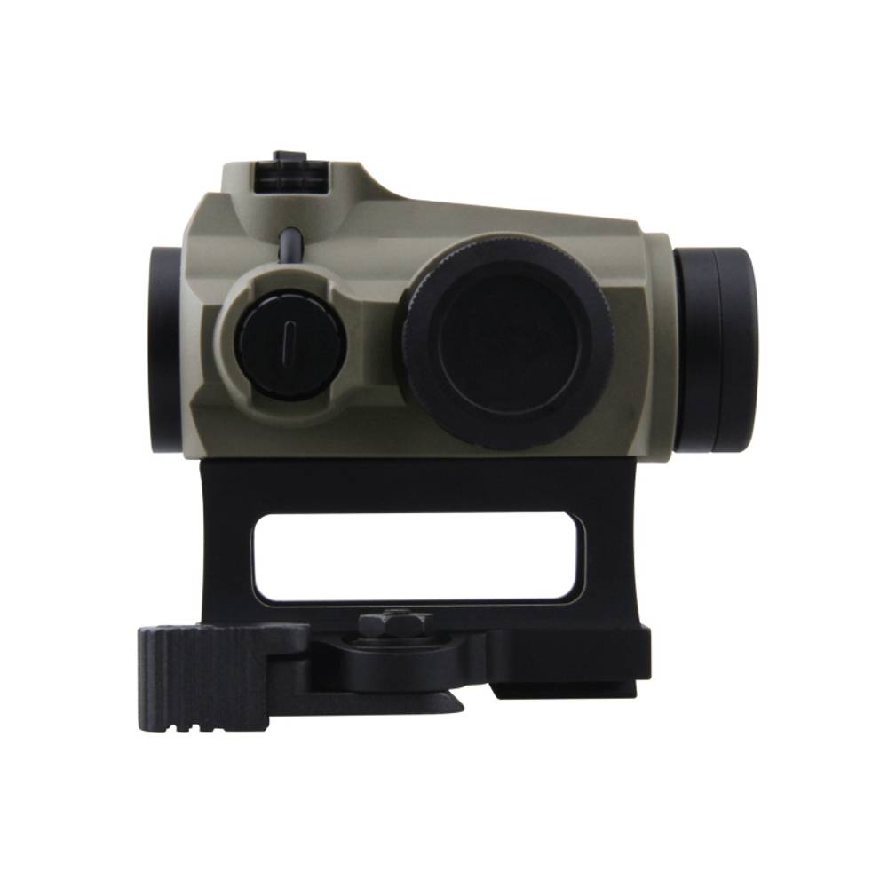 Коллиматорный прицел Vector Optics Maverick 1x22 SOP 3МОА,закрытый, быстросъёмный на Weaver, резиновое покрытие, цвет FDE (SCRD-39)