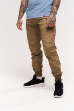 Beige military trousers