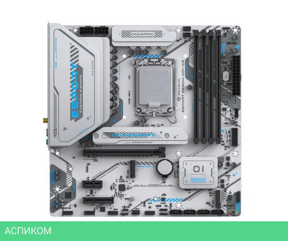 Материнская плата Maxsun MS-eSport Z890M WIFI Ice