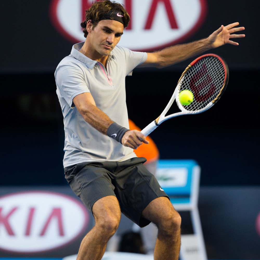 Nike Swoosh Doublewide Wristband 2 Pack - Dark Blue, White