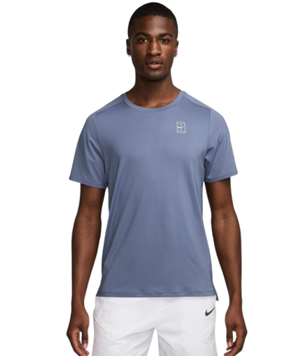 Теннисная футболка Nike Court Advantage Dri-Fit - world indigo/world indigo/white