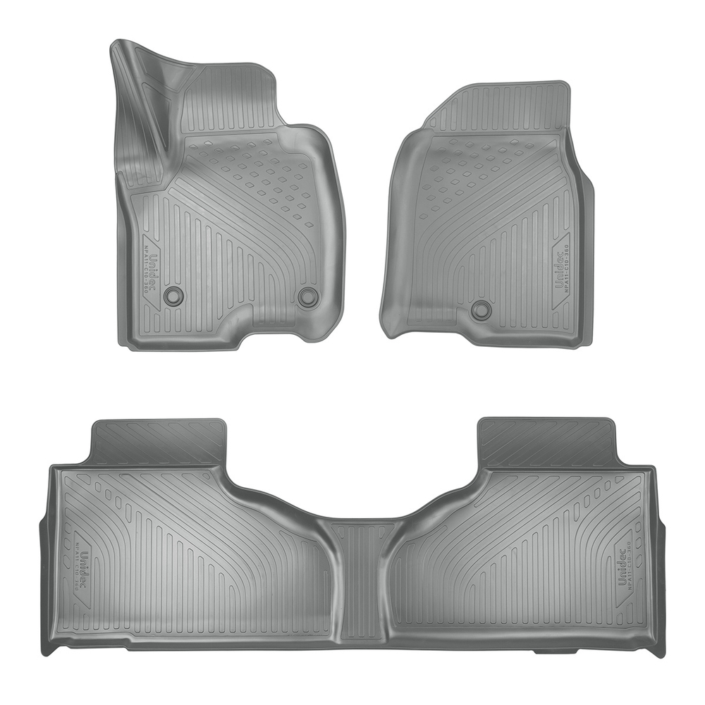 Ковры в салон Norplast/Unidec для Cadillac Escalade V (2020-), Серый, 1,2 ряд, арт.NPA11-C10-360-1-G