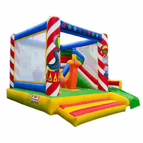 Коммерческий надувной батут «Поход в цирк» с горкой, 4*4*2,8 м