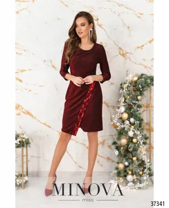 Платье 1125-красный Minova