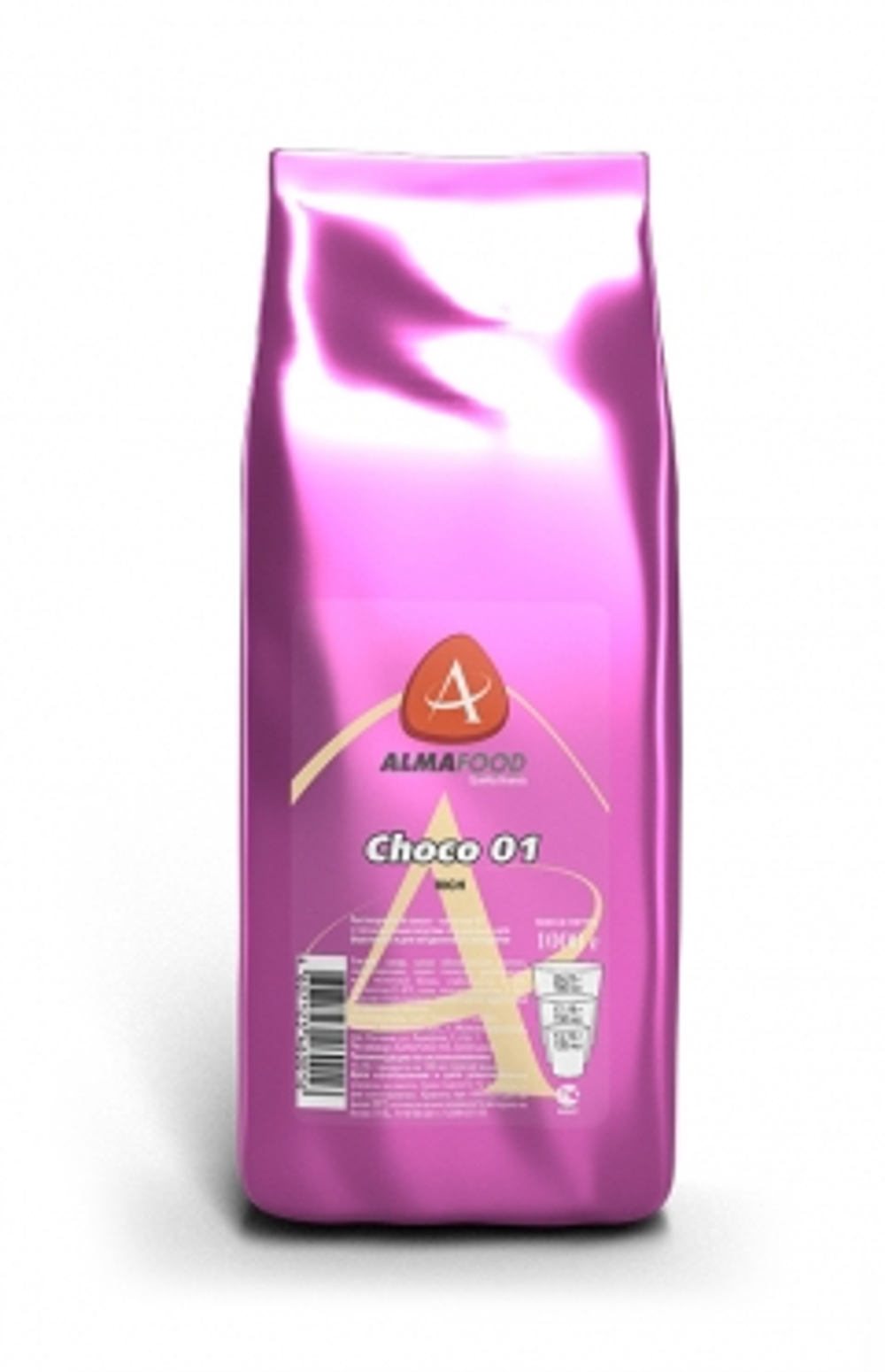 Какао-напиток растворимый "Choco 01 Rich Granules" ТМ "ALMAFOOD", пакет 1кг