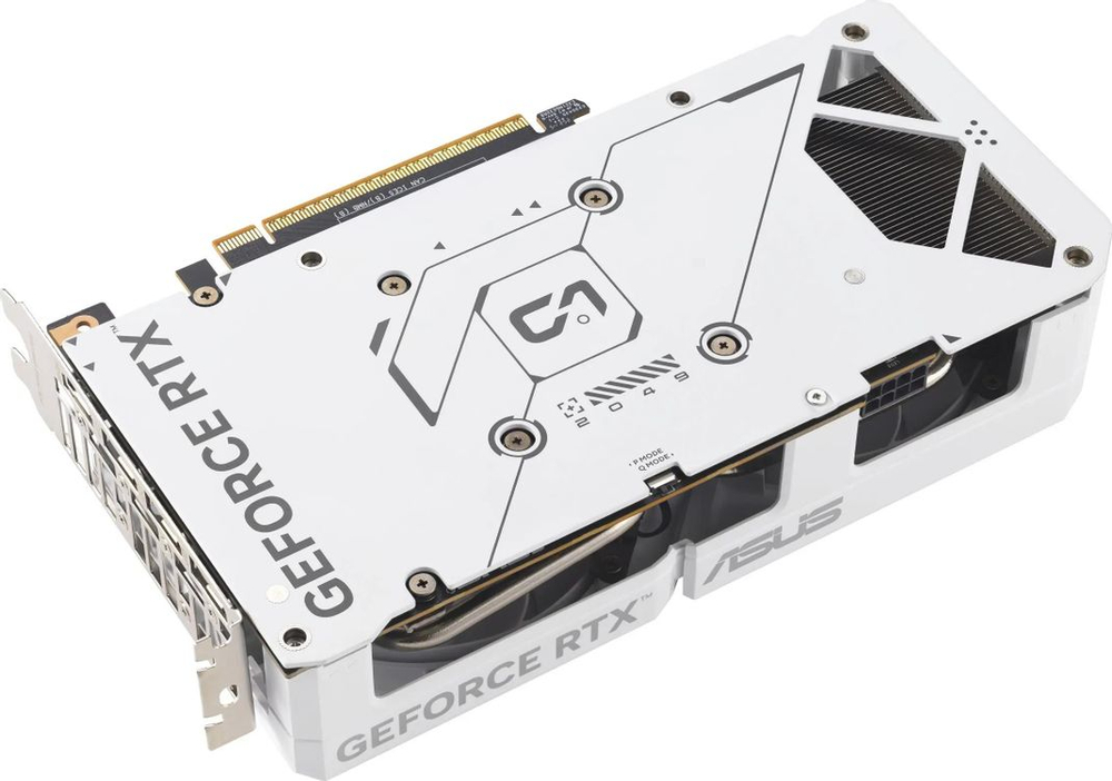 Видеокарта ASUS NVIDIA  GeForce RTX 5060 DUAL-RTX5060-O8G-WHITE 8ГБ Dual, GDDR7, OC,  Ret