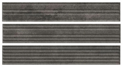 Настенная плитка Carrizo Basalt Elewacja Struktura Stripes Mix Mat