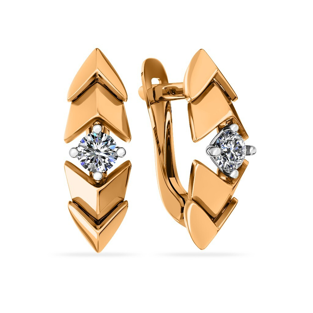 Серьги из золота 585 пробы