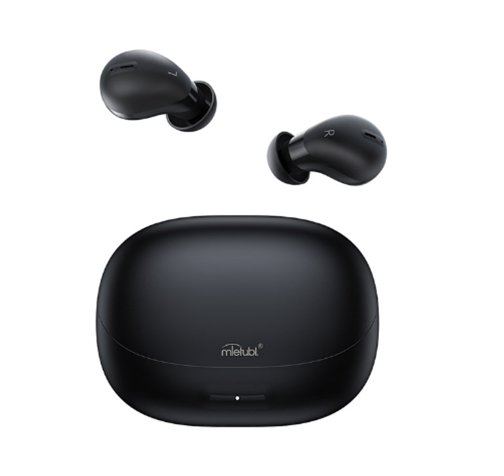 Bluetooth - гарнитура Mietubl MTB-BL12, TWS вакуумные, BT5.3, 30/300mAh Black