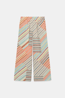 ZARA ШИРОКИЕ БРЮКИ В ПОЛОСКУ, ПОЛОСКИ