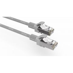 Патч корд ЭРА F/UTP экранированный 1,5 м, категория 5e, серый Cu | Патч корды